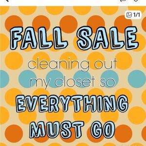 Bold Fall Sale Poster